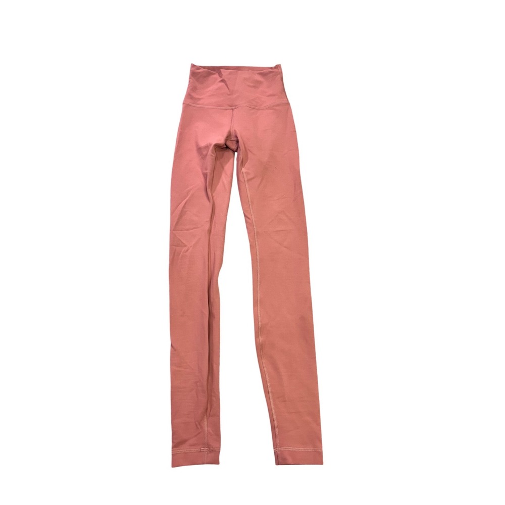 lululemon Girls Size 12 Align High Rise Leggings‎ Brier Rose Pink Nulu Pants
